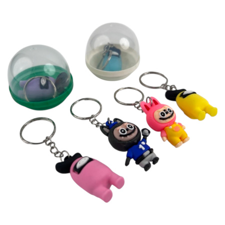 Игрушки в капсулах 45 мм Микс брелков 100 шт/уп (А)