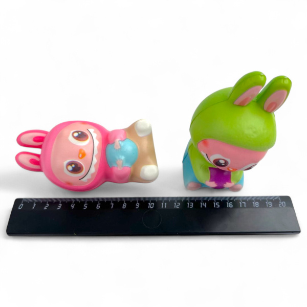 Игрушка-сквиш Лабубу, в сетке, подвес, в ассортименте, 12 шт/уп