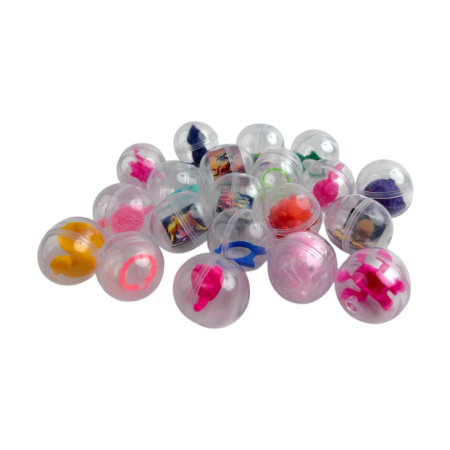 Игрушки в капсулах 34х30 мм Супермикс ПРОЗРАЧНАЯ КАПСУЛА 250 шт/уп