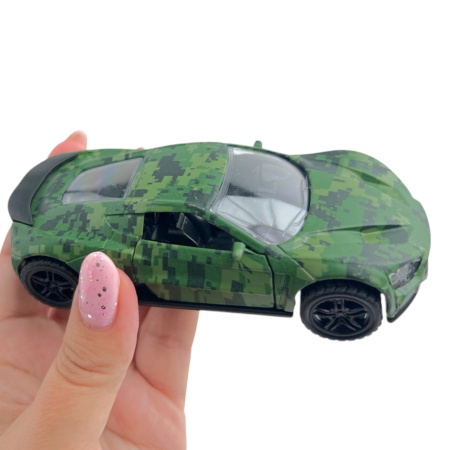 Игрушка модель машинки, металл, в ассортименте, 12 шт/уп