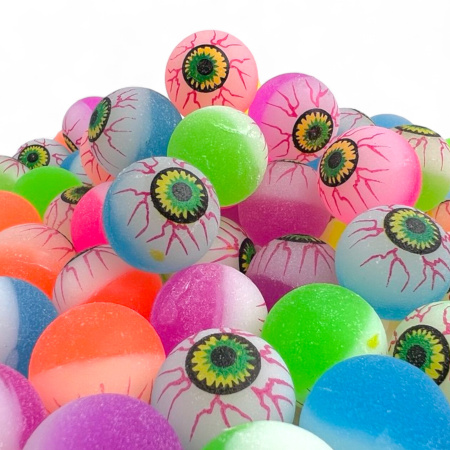 Мячи прыгуны 25 мм Глазки градиент 100 шт