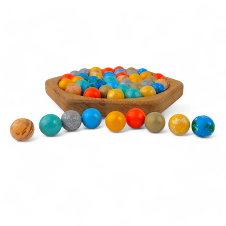 RUSGUM Жевательная резинка "Солнце и планеты солнечной системы" в пакете 100г