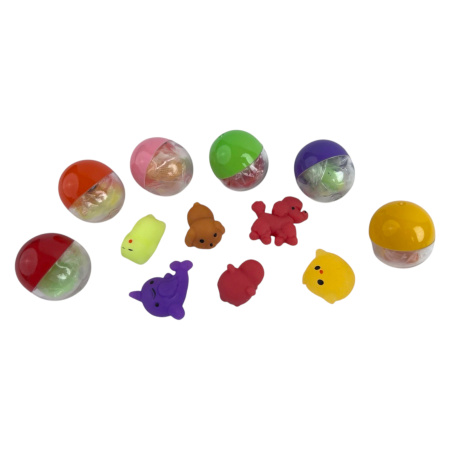 Игрушки в капсулах 34х30 мм Зефирки 250 шт/уп 