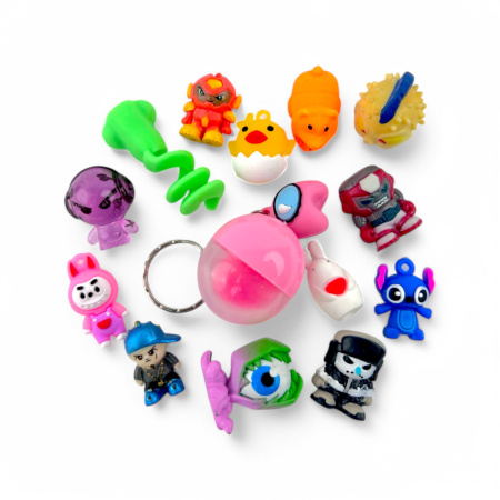 Игрушки в капсулах 34х30 мм Топмикс 250 шт/уп