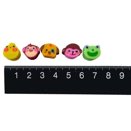 Игрушка "Ластик Животные мини 4", 2000 шт/уп