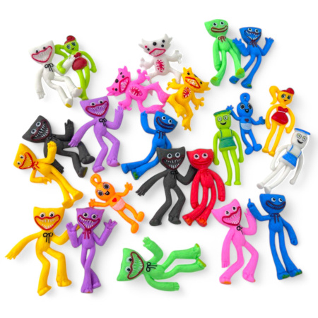 Игрушка Зубастики (Семья микс) резиновые 200 шт