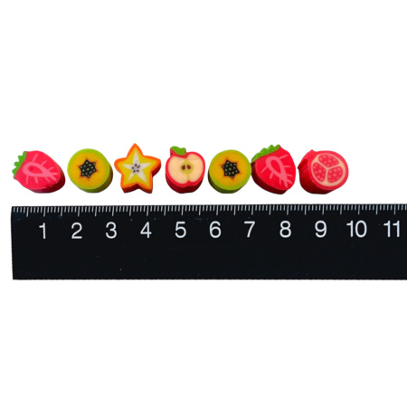 Игрушка "Ластик Фрукты мини", 2000 шт/уп