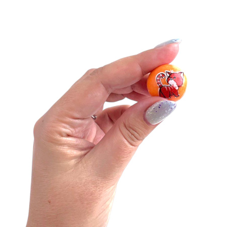 RUSGUM Котики с рисунком 24 мм. 7*180 штук