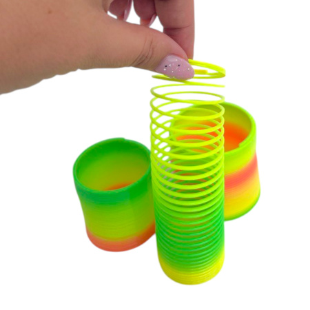 Игрушка-пружинка Радуга 3 в 1, мультицвет, 12 шт/уп