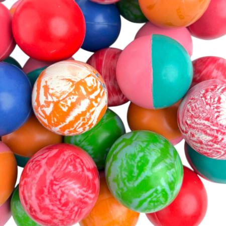 Мячи прыгуны 45 мм Супер микс, 25 шт/уп