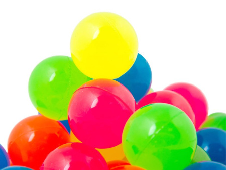 Мячи прыгуны 45 мм Неоновый блеск, 25 шт/уп