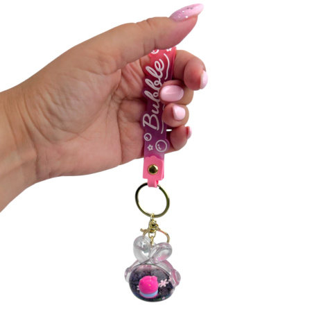 Брелок-игрушка с гелем и блестками, в ассортименте, 12 шт/уп