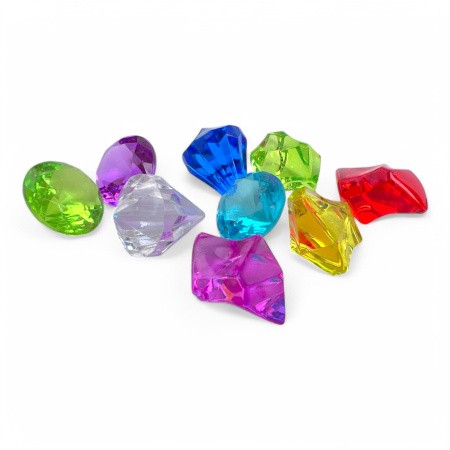 Игрушки в капсулах 28 мм Кристаллы (250 шт/упак)