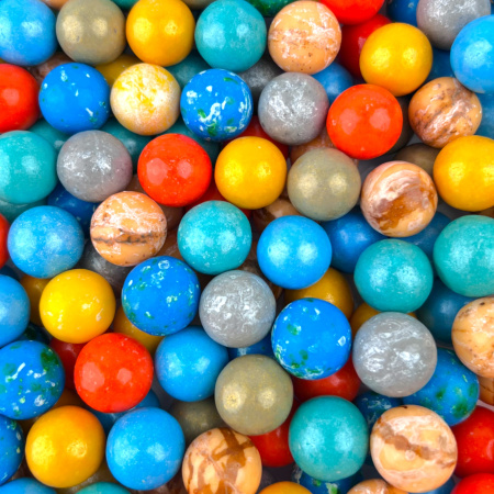 RUSGUM Жевательная резинка "Планеты" в пакете 100г