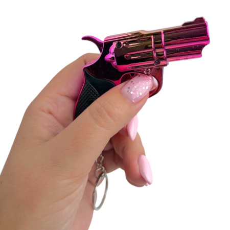 Игрушка-брелок пистолет лазер+фонарик, в ассортименте, 12 шт/уп