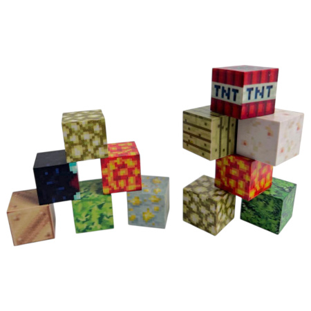 Игрушки в капсулах 45 мм Кубик Магнит 100 шт/уп