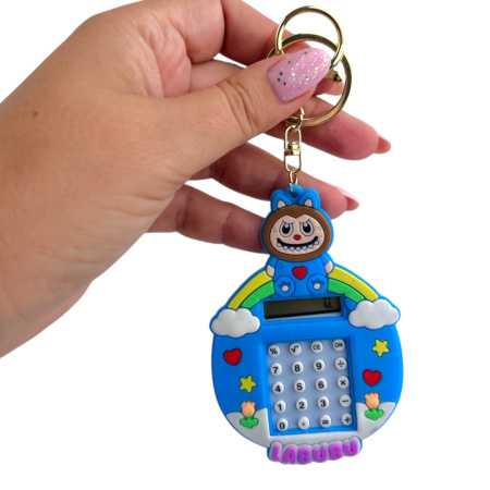 Игрушка-брелок фигурка Лабубу Калькулятор, ассорти, 12 шт/уп
