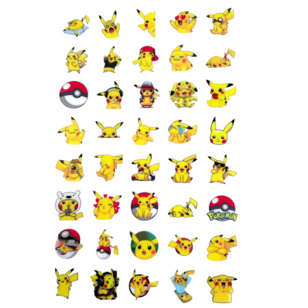 Игрушки в капсулах 34х30 мм Наклейки ПОКЕМОН 250 шт/уп