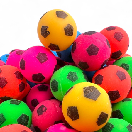 Мячи прыгуны 25 мм "Футбол микс" 100 шт
