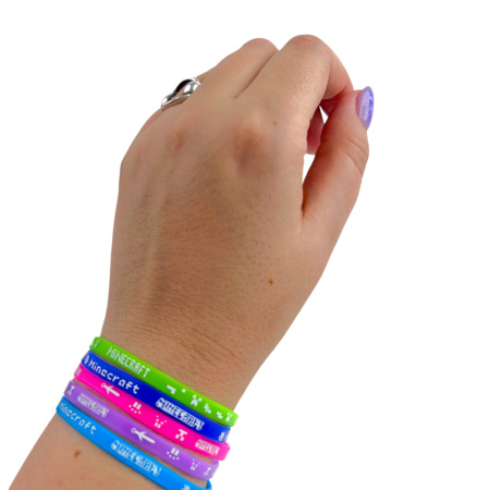 Браслет силикон тонкий (микс)