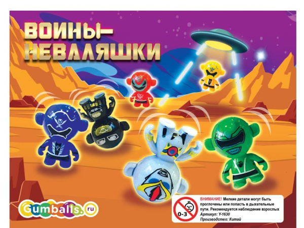 Дисплей для витрины ТА Big «Воины неваляшки»