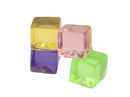 Игрушка Лизун Кубик кристалл 100 шт