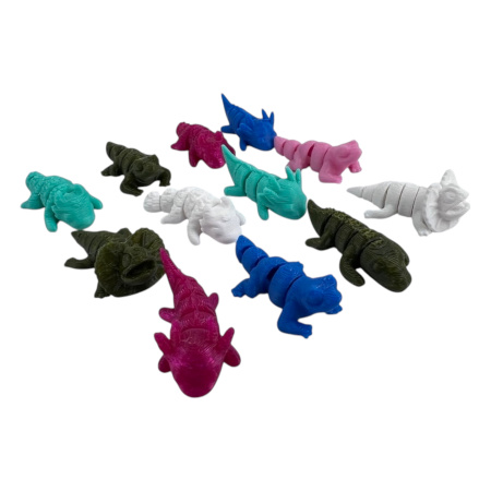 Игрушки в капсулах 28 мм Флекси РЕПТИЛИИ МИКС (мультицвет) 250 шт/уп