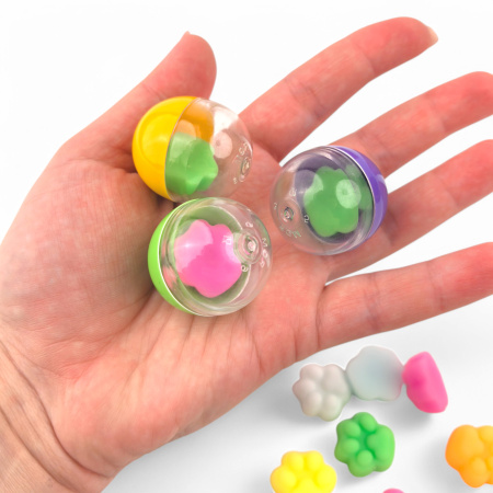 Игрушки в капсулах 34x30 мм Лапки Мини 250 шт/уп 