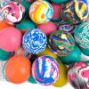 Мячи прыгуны 45 мм Супер микс ЭКОНОМ, 25 шт/уп