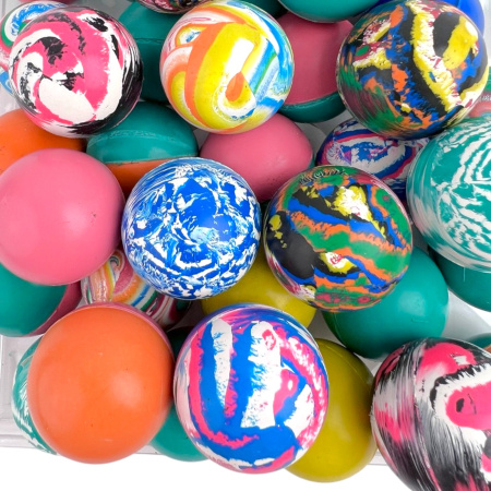 Мячи прыгуны 45 мм Супер микс ЭКОНОМ, 25 шт/уп