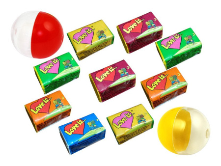 Жвачка в капсулах 34х30 мм Love is... 250 шт/уп