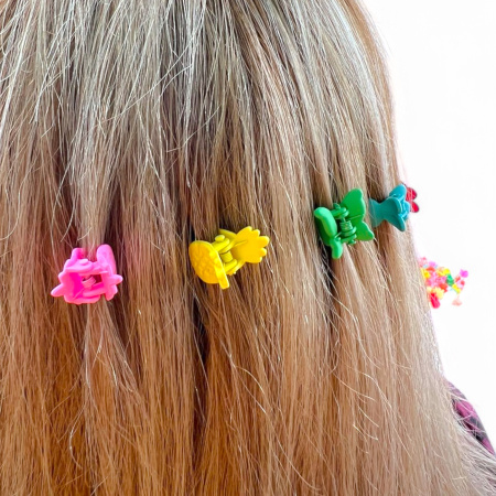 Заколки Крабики для волос Микс (1000 шт/упак)