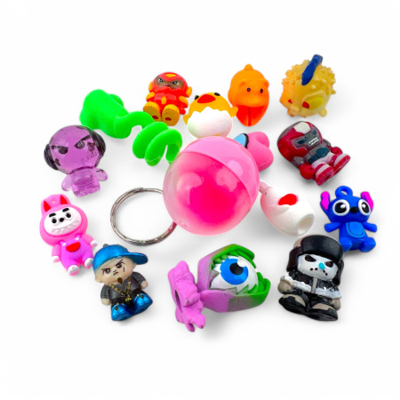 Игрушки в капсулах 34х30 мм Топмикс 250 шт/уп