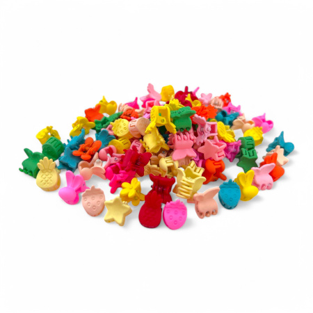 Заколки Крабики для волос Микс (1000 шт/упак)