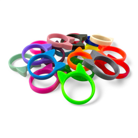 Игрушки в капсулах 34х30 мм  Колечки с ушками  250 шт/уп