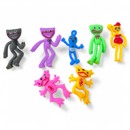 Игрушка Зубастики (Семья микс) резиновые 200 шт