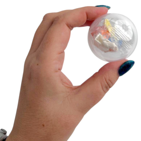 Игрушки в капсулах 48 мм Человечки-строители, 100 шт/уп