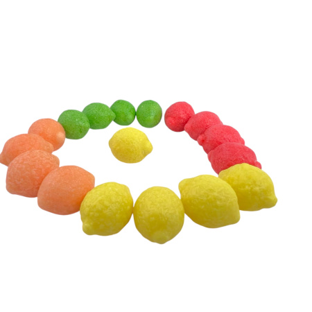 RUSGUM Цветные лимоны (фигурные) 24 мм 8*180 штук