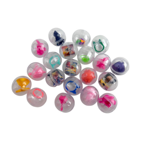 Игрушки в капсулах 34х30 мм Супермикс ПРОЗРАЧНАЯ КАПСУЛА 250 шт/уп