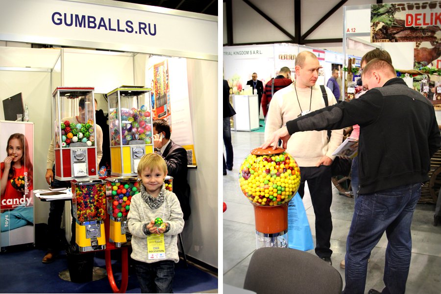 Компания Gumballs.ru на выставке Peterfood 2015